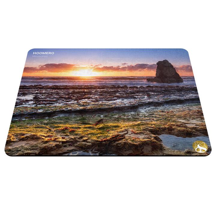 ماوس پد هومرو طرح ساحل و غروب خورشید مدل A1554-1 Hoomero Beach and sunset A1554 Mousepad